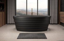 Black Solid Surface Bathtubs picture № 3