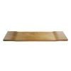 Aquatica Tidal Waterproof Golden Iroko Wood Bathtub Tray100x100