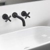 Aquatica Celine 242 Wall Mounted Sink Faucet Black 01 (web)