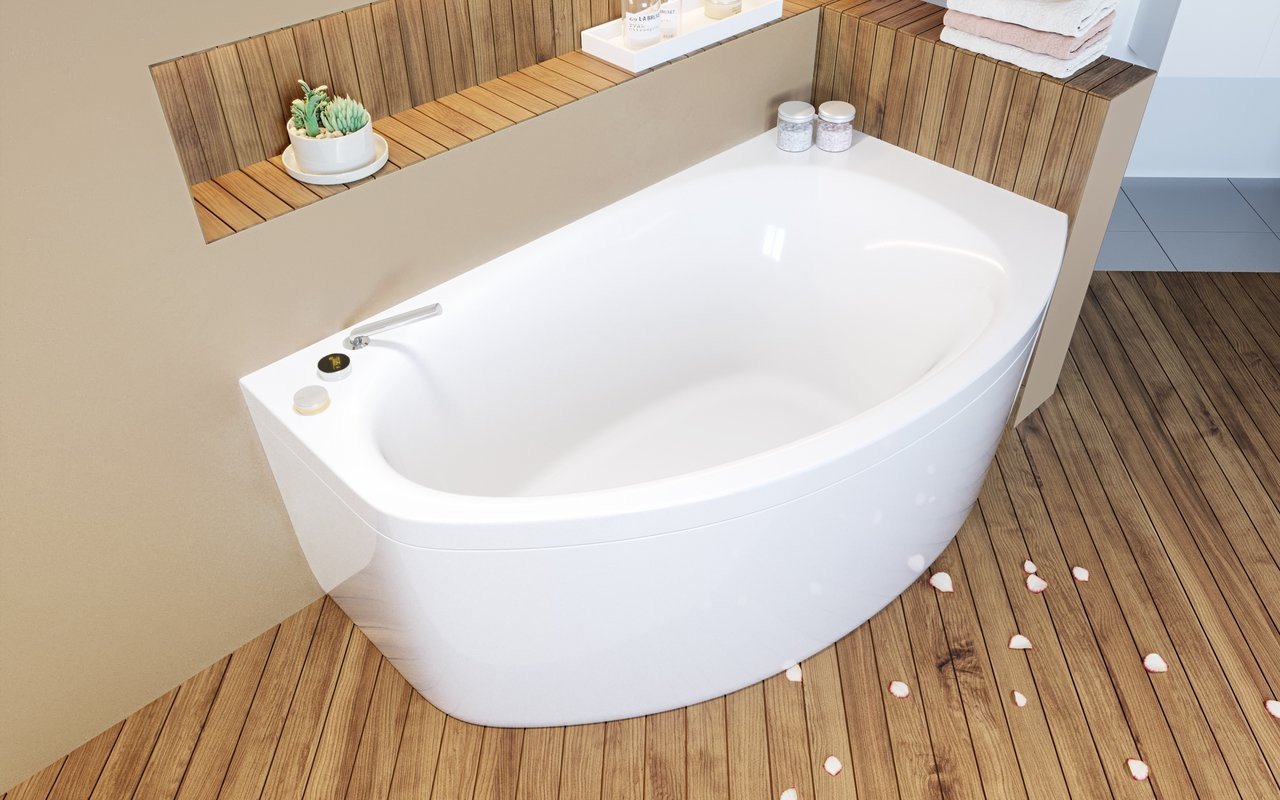 Aquatica Pamela-Wht HydroRelax Pro Jetted Bathtub (US version 110V/60Hz)