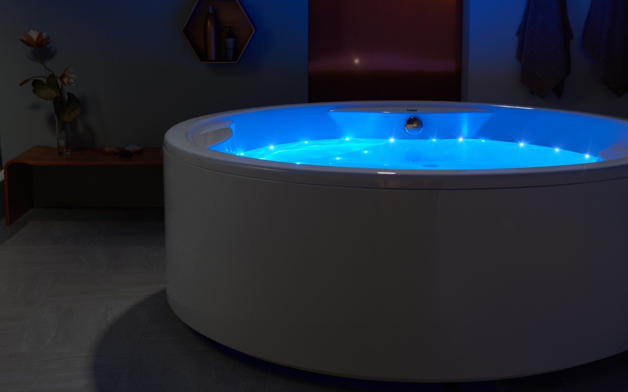 Aquatica Allegra-Wht Freestanding Relax Air Massage Bathtub picture № 0