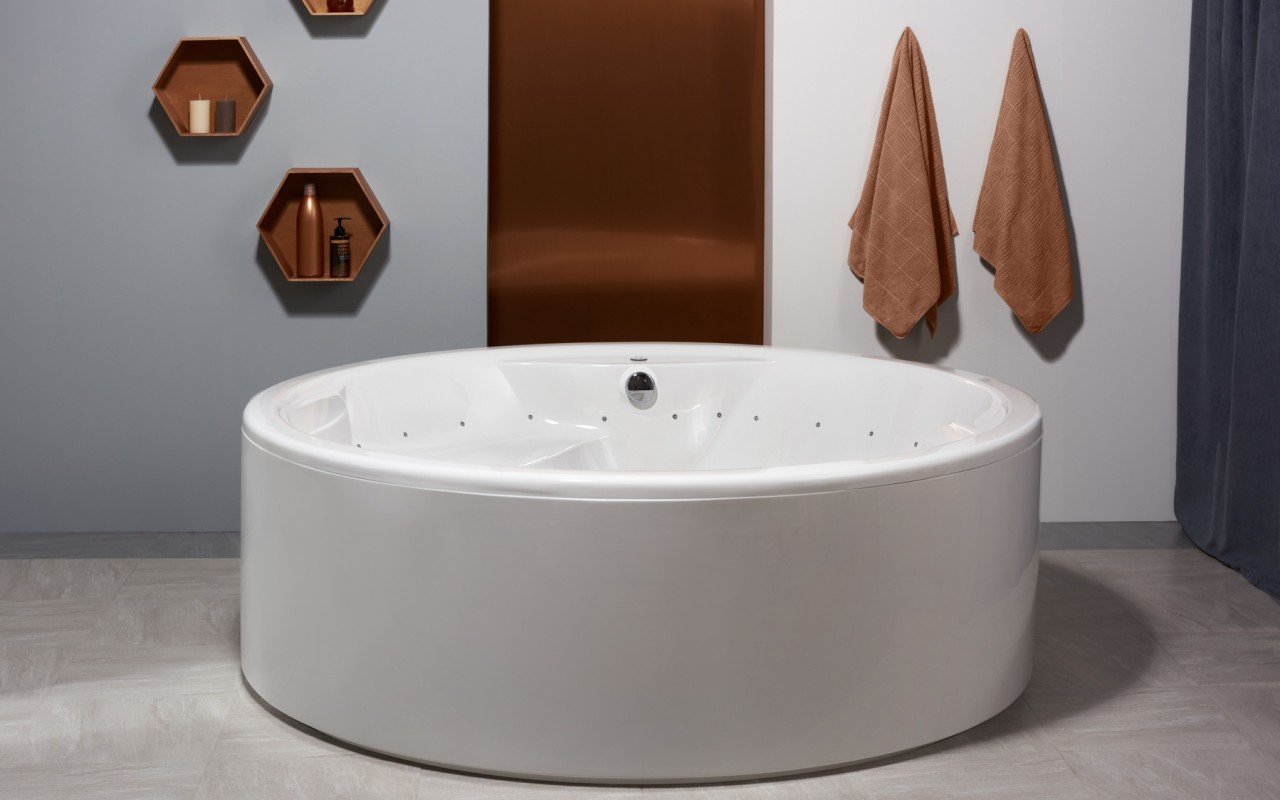 Aquatica Allegra-Wht Freestanding Relax Air Massage Bathtub picture № 0