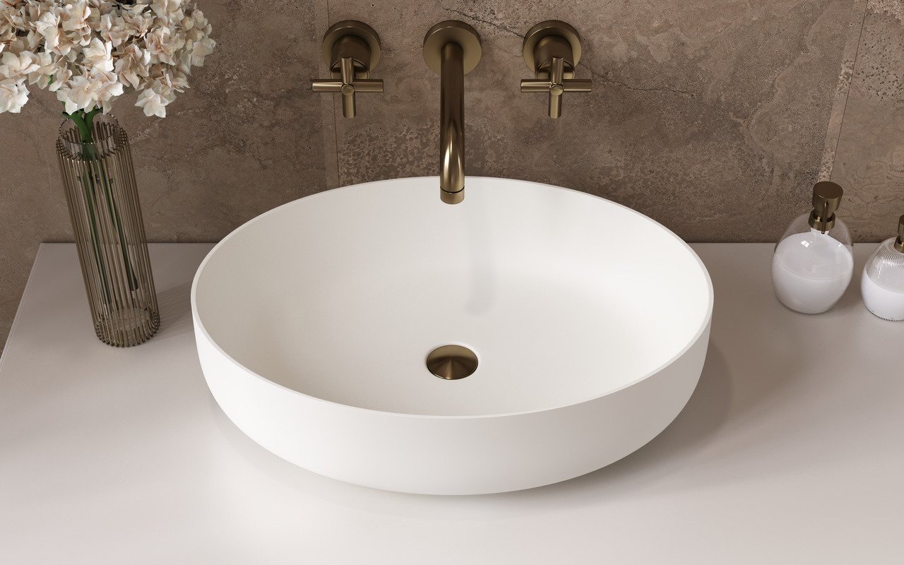 Aquatica Aurora Wht Oval Stone Bathroom Vessel Sink Buy Online