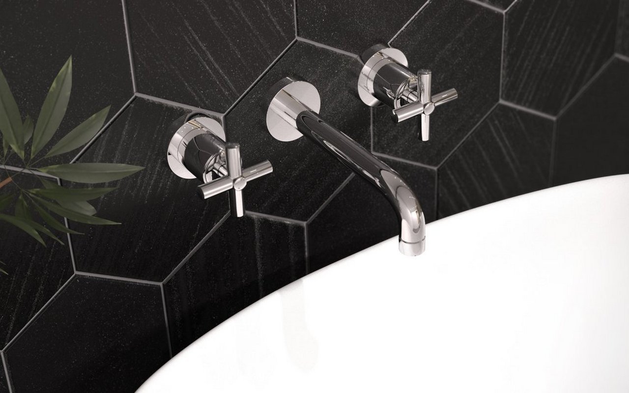 Aquatica Celine-242 Wall Mounted Sink Faucet – Chrome picture № 0