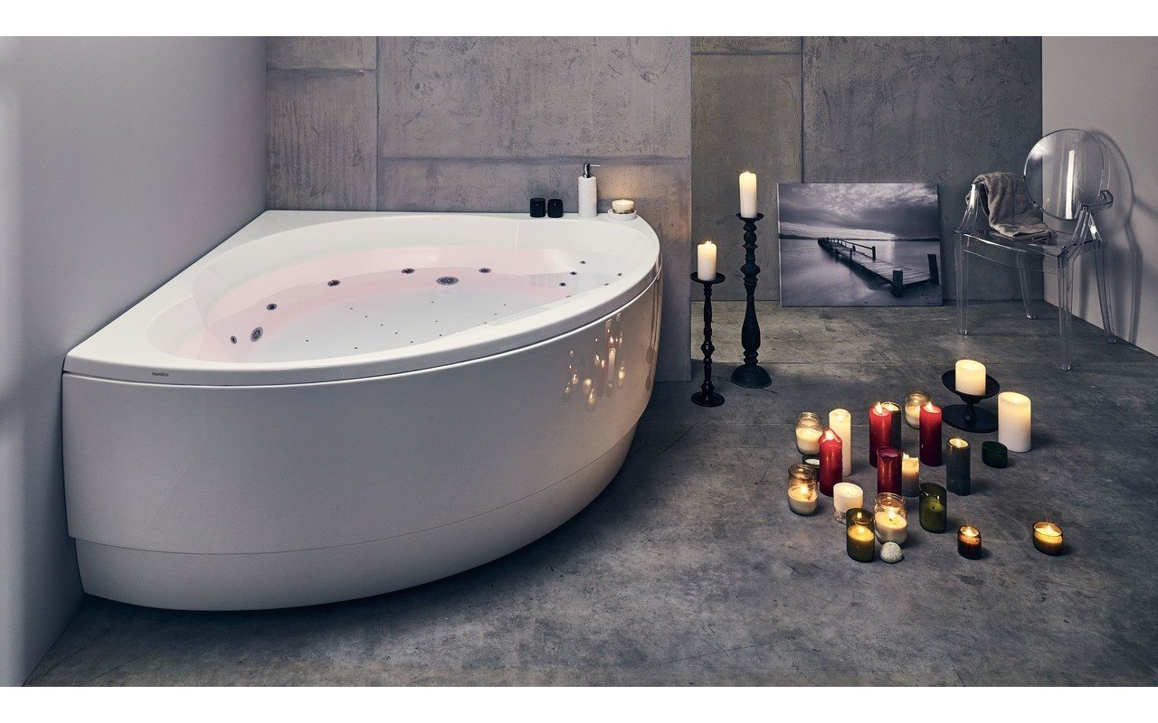 Aquatica Pamela-Wht HydroRelax Pro Jetted Bathtub (US version 110V/60Hz)