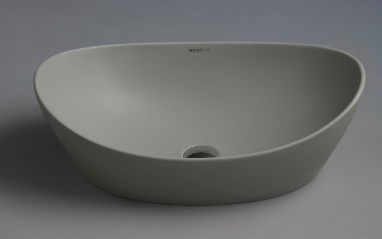 Aquatica Luna Sleek Concrete Stone Vessel Sink picture № 0