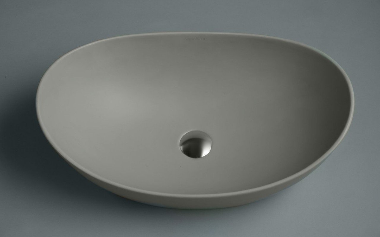 Aquatica Luna Sleek Concrete Stone Vessel Sink picture № 0