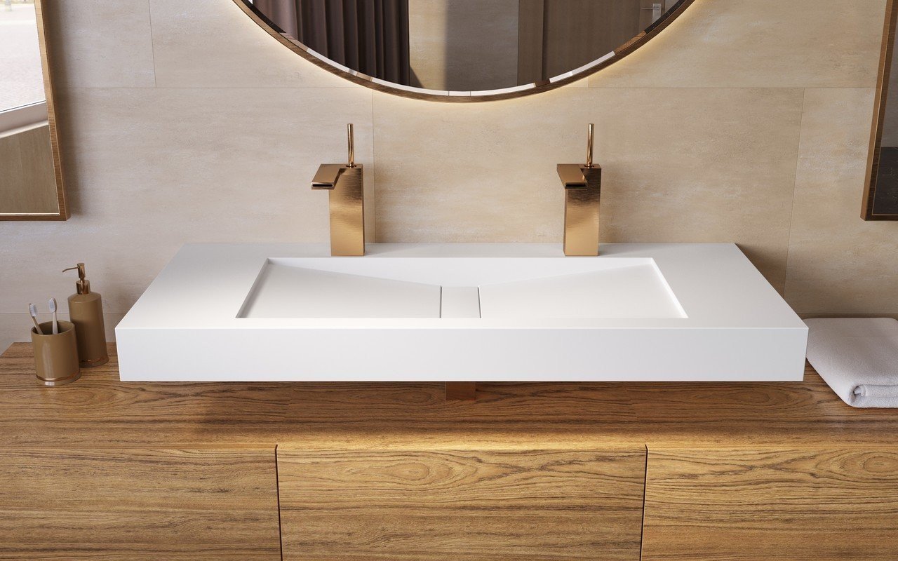 Aquatica Millennium 120 Wht Stone Bathroom Sink Buy Online