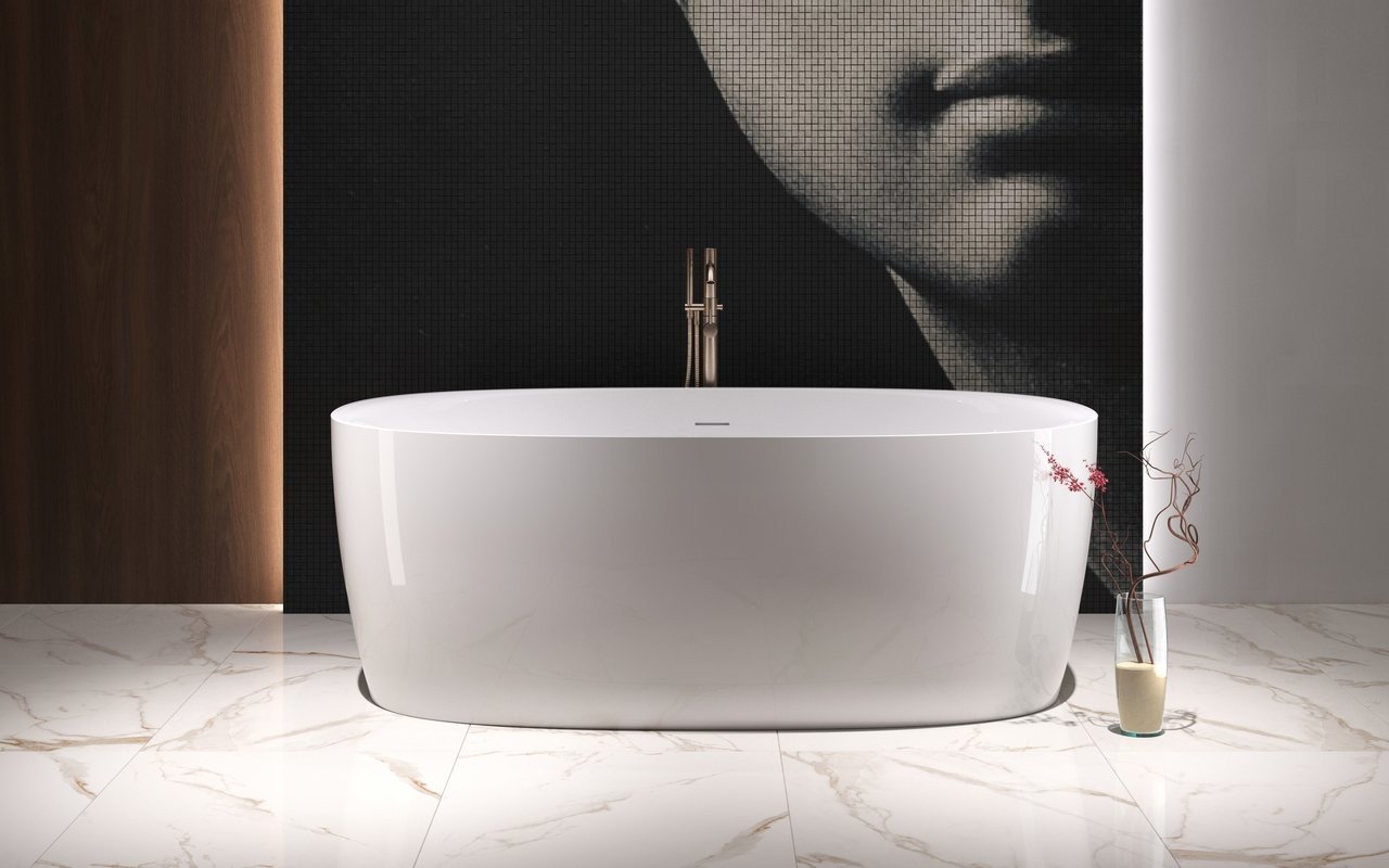 045 Freestanding Acrylic Bathtub, Is Acrylic A Good Bathtub Material