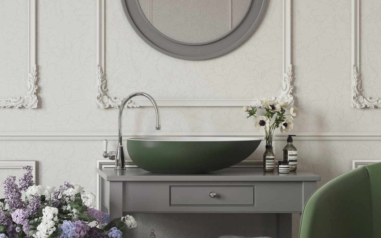 Aquatica Spoon 2 Moss Green Wht Stone Bathroom Vessel Sink 01 (web)