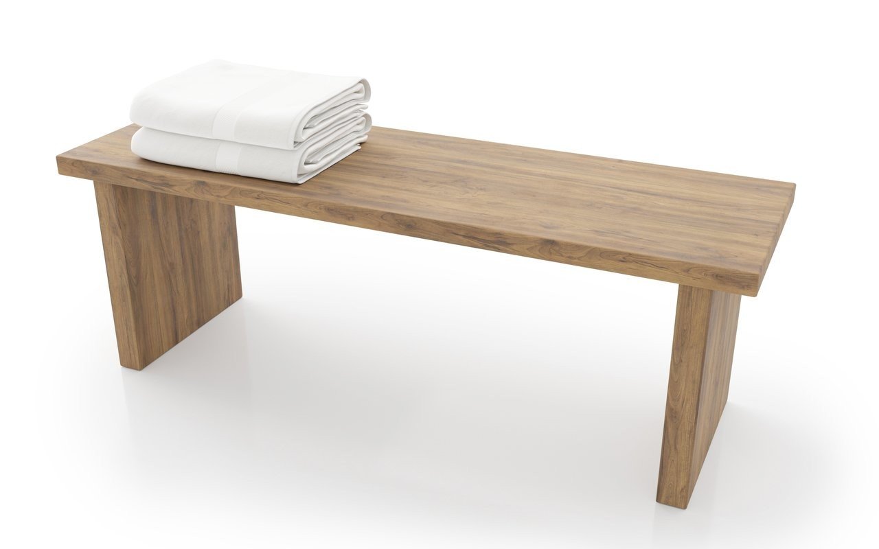 Aquatica Universal 3925 Waterproof Teak Wood Bathroom Bench Buy Online