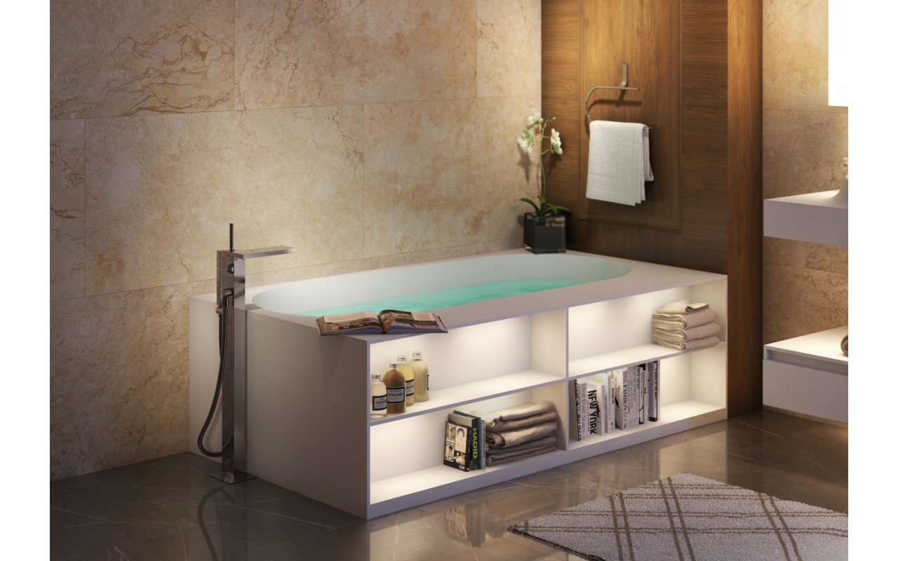 Aquatica Storage Lovers Freestanding Solid Surface Bathtub picture № 0