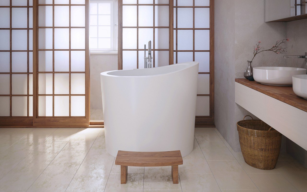 ᐈluxury Aquatica True Ofuro Mini Tranquility Heated Japanese