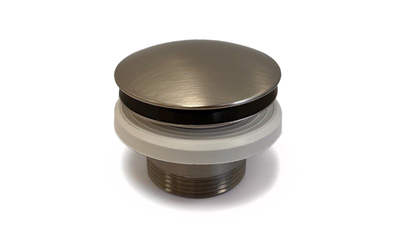 Bathtub Drain Euroclicker 3 (Brushed Nickel) Full Assembly picture № 0