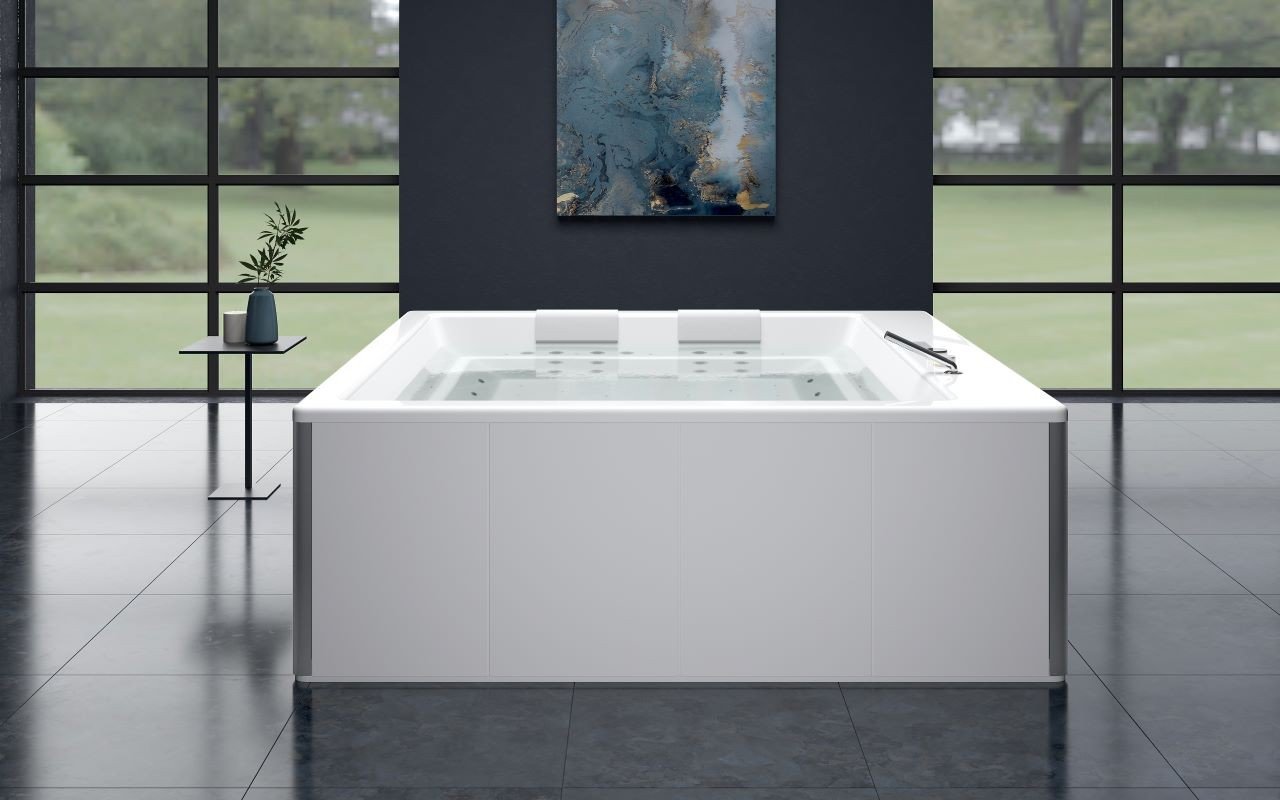 Aquatica Pamela-Wht HydroRelax Pro Jetted Bathtub (US version 110V/60Hz)