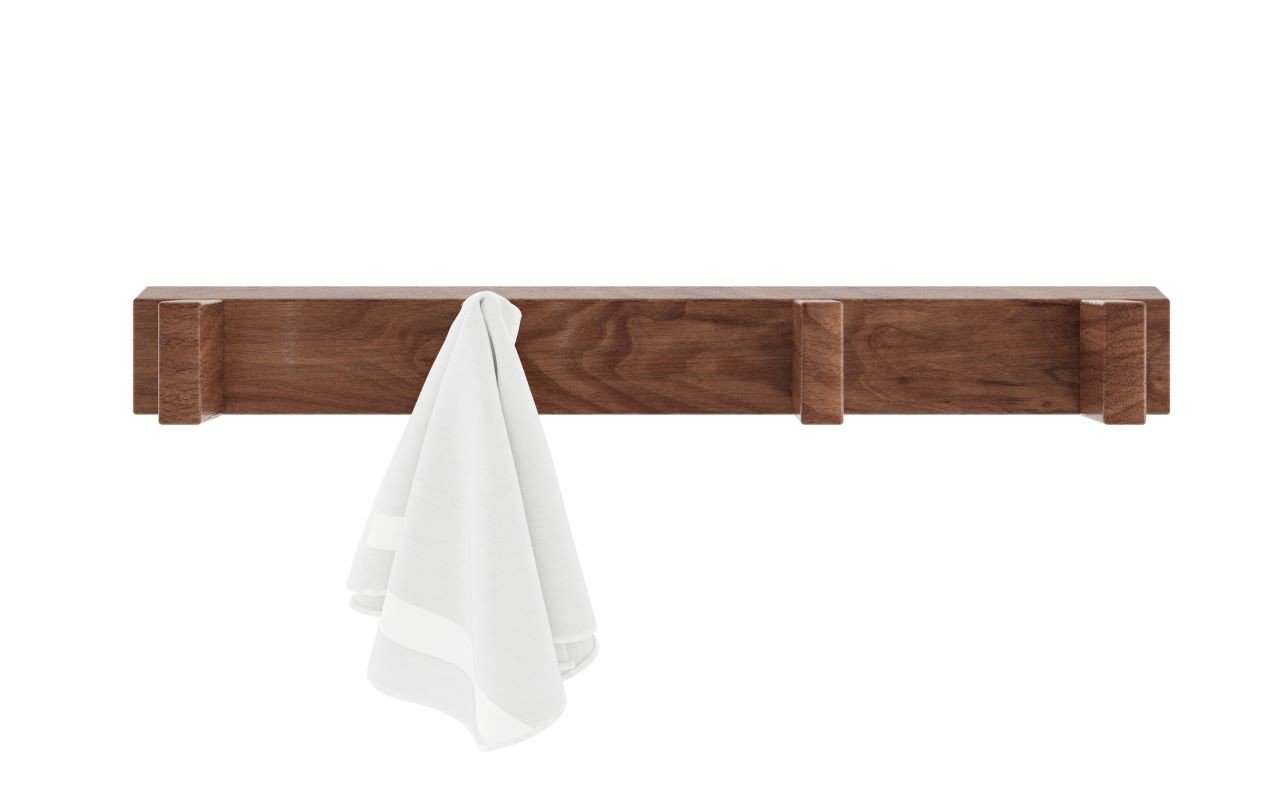 Aquatica Universal 70.75 Waterproof Iroko Wood Bathroom Ladder Shelf