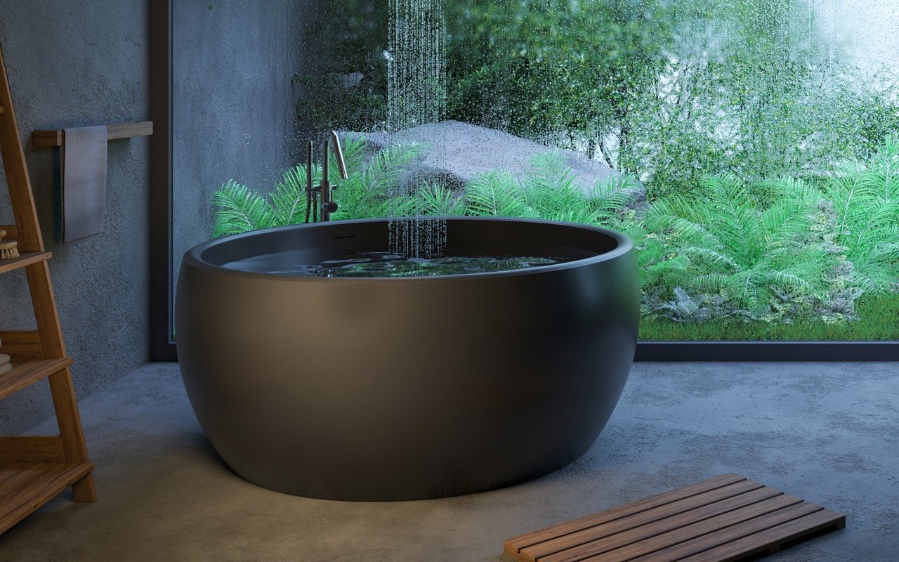 Round bathtub deals