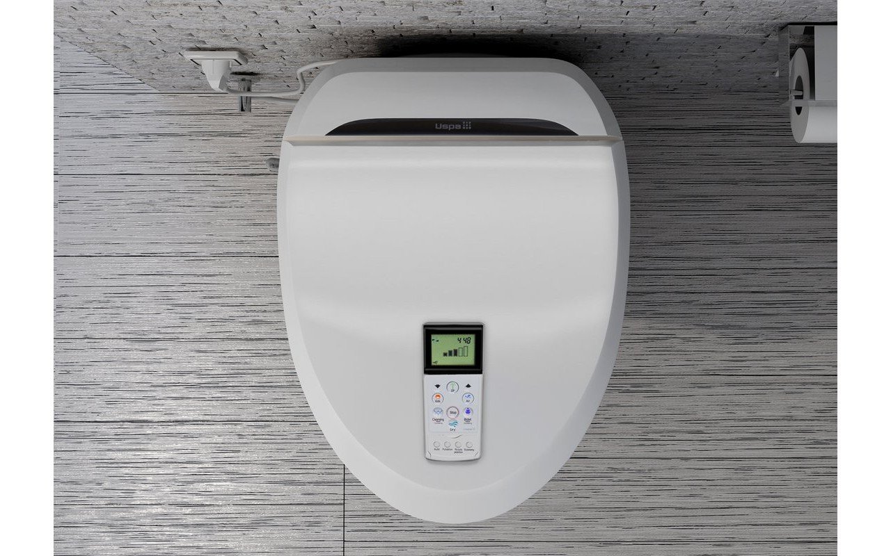 USPA-6035-C Hygienic Electronic Bidet Seat with Remotely Controlled Wash Function picture № 0