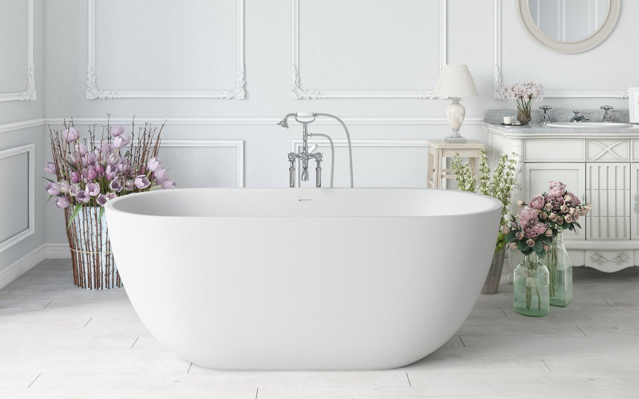 Aquatica Purescape 617 Freestanding Solid Surface Bathtub picture № 0