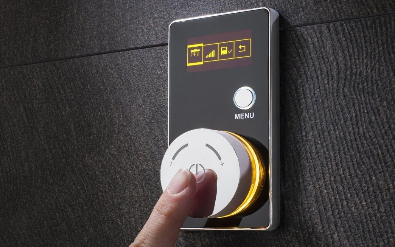 Digital shop shower control