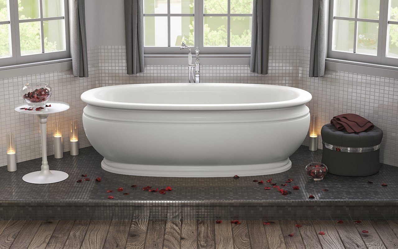 Aquatica Olympian™ by Savio Roman Freestanding Solid Surface Bathtub picture № 0