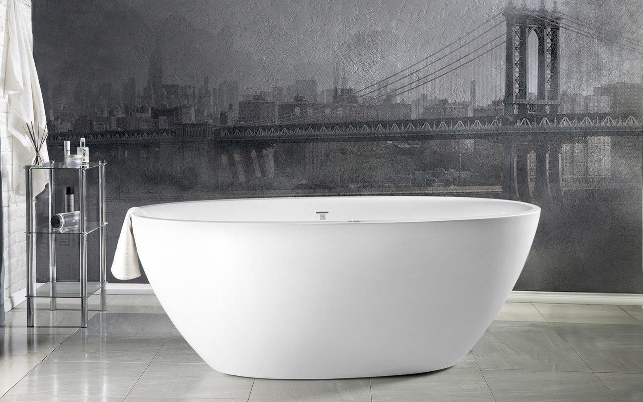 Aquatica Sensuality™ Mini-F-Wht Relax Solid Surface Air Massage Bathtub picture № 0