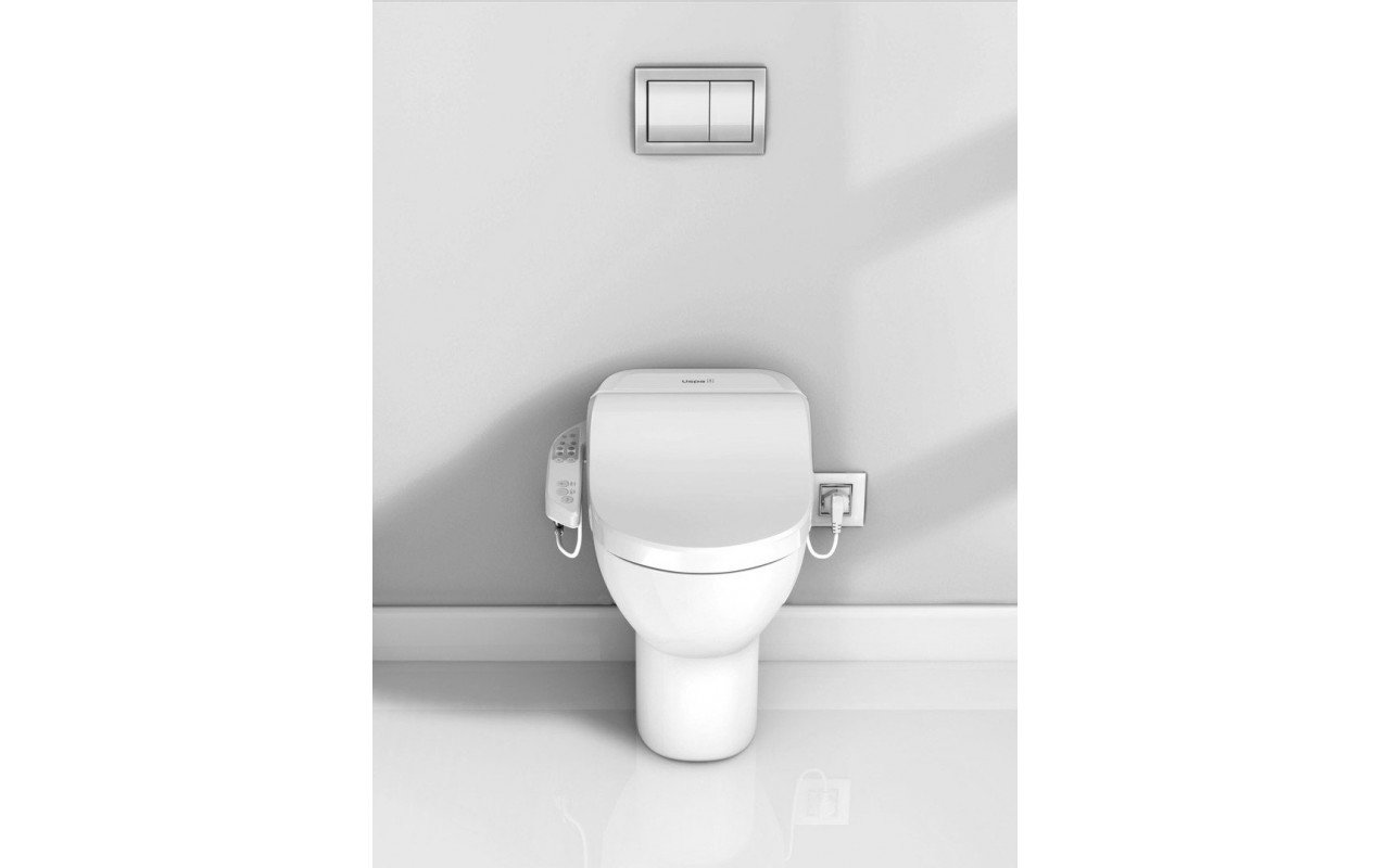 USPA 7000 D Hygienic Electronic Bidet Seat with Side Control Panel and SFERA F Toilet (1) (web)