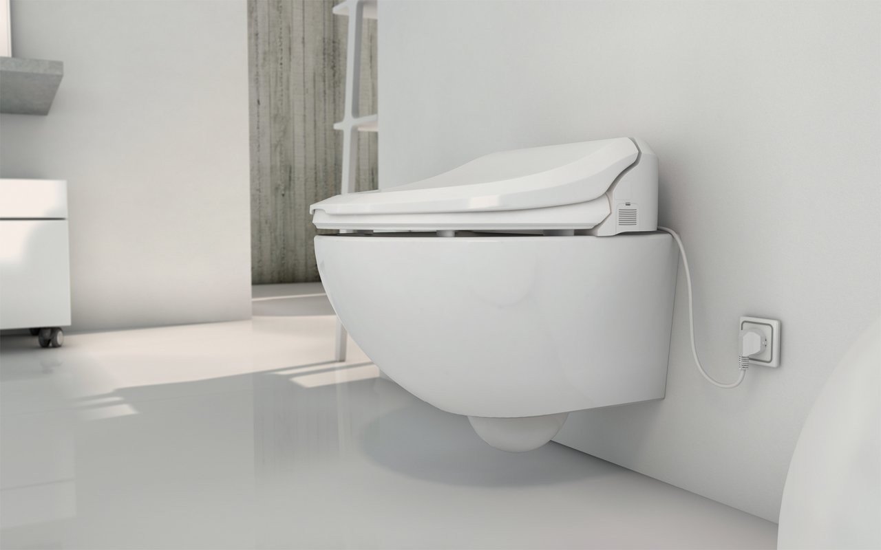 USPA-7235-C Hygienic Electronic Bidet Seat with Side Control Panel picture № 0