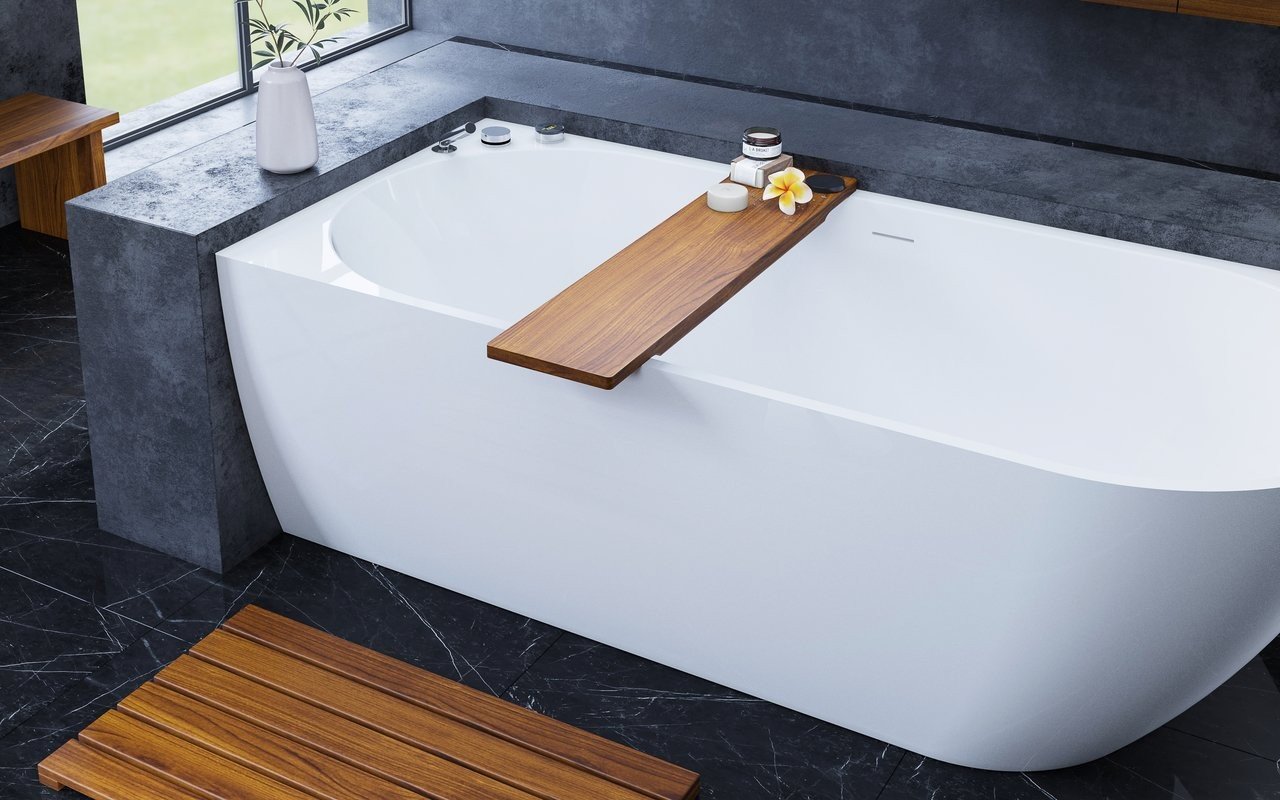 ᐈ Aquatica Universal 36 25 Waterproof, Corner Bathtub Tray