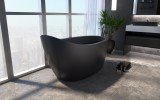 Aquatica Emmanuelle 2 Black Freestanding Solid Surface Bathtub (3) (web)
