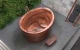 Aquatica True Ofuro Duo Wooden Freestanding Japanese Soaking Bathtub 04 (web)