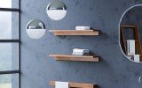 Aquatica Universal 32 Waterproof Wall Mounted Iroko Wood Shelf 04 (web)