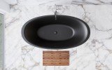 Aquatica Sensuality Black Freesatnding Solid Surface Bathtub06