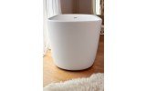 Lullaby Wht Small Freestanding Solid Surface Bathtub by Aquatica web 0057