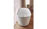Lullaby Wht Small Freestanding Solid Surface Bathtub by Aquatica web 3