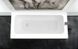 Pure 1d by aquatica back to wall stone bathtub with dark decorative wooden side panels 04 (web)