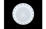 Rainbow Dynamic LED Round Shower Head White Matte 1 (web)