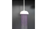 Rainbow Dynamic LED Round Shower Head White Matte 2 web