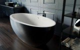 Sensuality mini f black wht freestanding stone bathtub by Aquatica 02 (web)