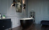 Sensuality mini f black wht relax freestanding solid surface bathtub by Aquatica 05 (web)