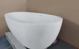 Aquatica Spoon 2 (Purescape 204AM) Egg Shaped Freestanding Solid Surface Bathtub technical images 03 (web)