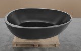 Aquatica Spoon2 Black Freestanding Solid Surface Bathtub06