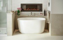 Lullaby Nano Wht Small Freestanding Solid Surface Bathtub by Aquatica web