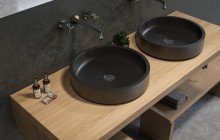 Black Solid Surface Sinks picture № 15