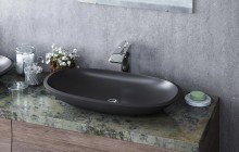 Matte Black Vessel Sink picture № 3