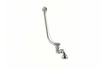 Retro bath waste with plug and chain in brushed nickel int 01 (web)