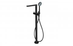 Aquatica Delta Floor Mounted Bath Filler Black 01 (web)