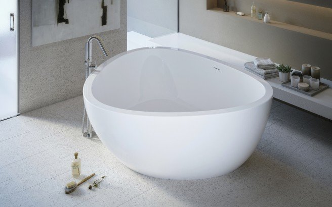 ᐈ Aquatica Trinity Wht Freestanding, Are Acrylic Bathtubs Safe