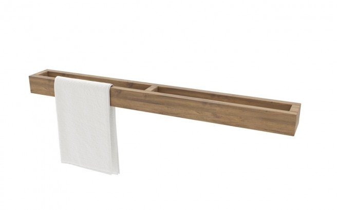 Aquatica Comfort 11.75 Self Adhesive Wall-Mounted Small Towel Bar