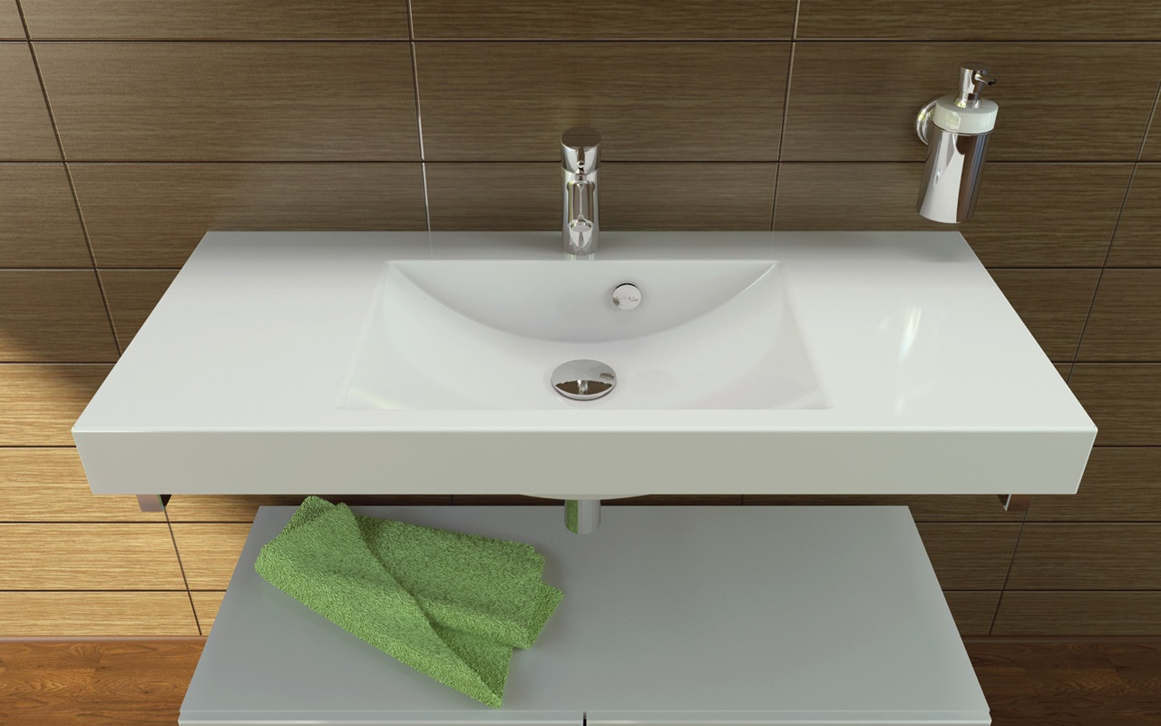 Aquatica Publica Stone Bathroom Sink